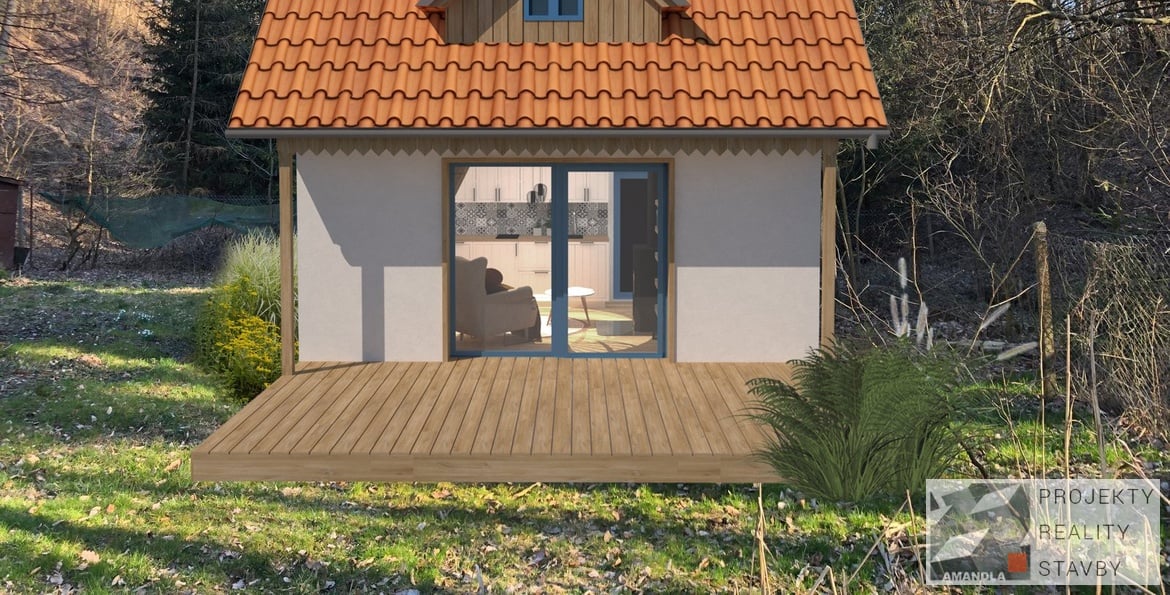 Chata Soběšice_světlá_střecha_2 Chata Soběšice_světlá_střecha_2