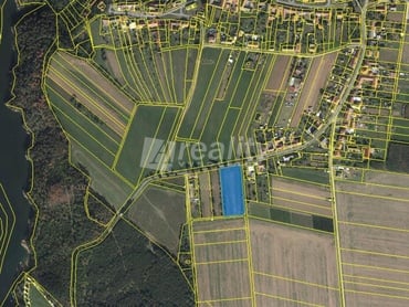 Prodej pozemku 4.892 m2, Hartvíkovice, okres Třebíč