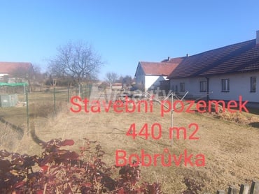 Prodej pozemku -  zahrady,  440 m²  v obci Bobrůvka