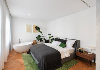 Prodej exkluzivního bytu 3+kk s nadčasovým designem v srdci Karlína – 138 m².