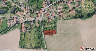 Pozemek 1205m2, Sobočice, okres Kolín