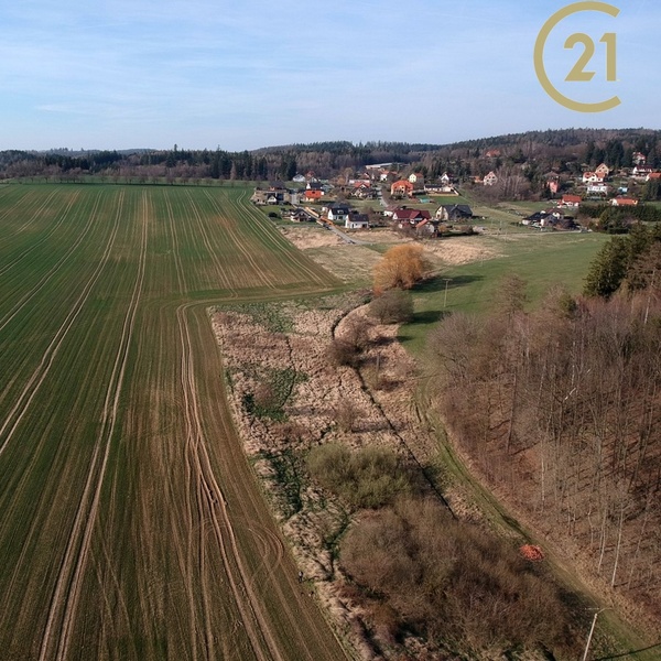 Zemědělská půda v obci Ondřejov u Prahy