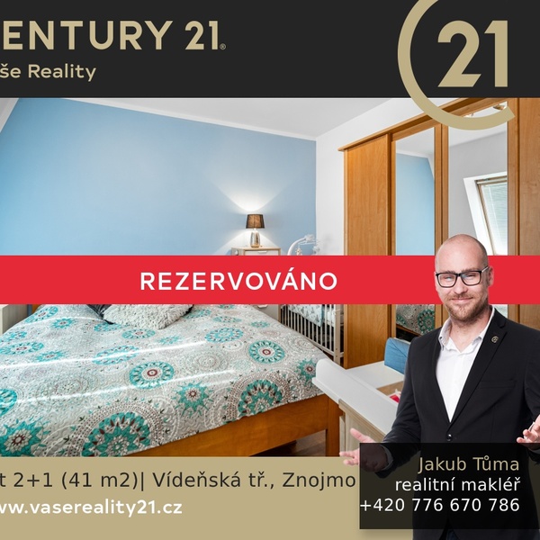 Prodej bytu 2+1, Vídeňská tř., Znojmo