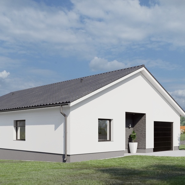 Novostavba bungalovu 5kk v Holubicích