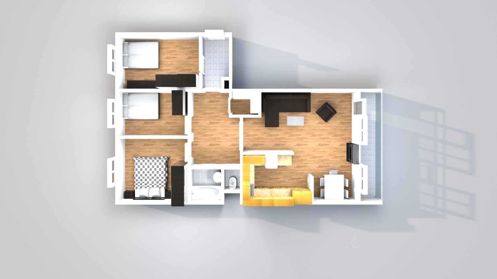Prodej bytu 4+kk, 84 m² - Dobrovice