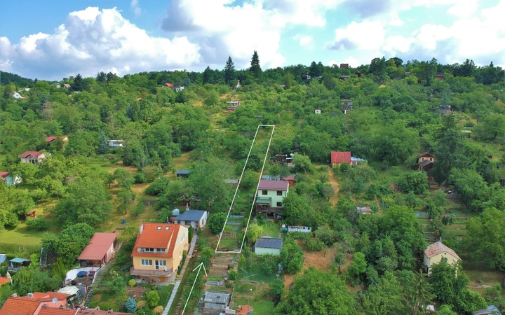 Zahrada Libušino údolí, Brno, CP 548 m2, vhodný i pro individuální rekreaci