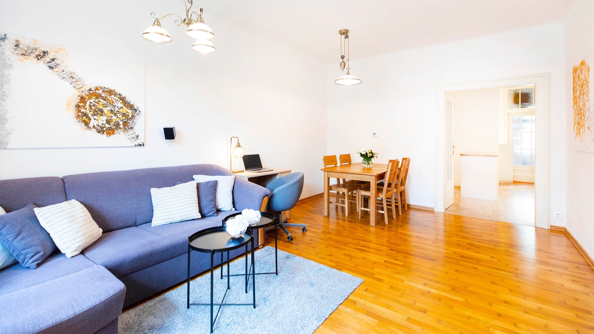 Prodej bytu 3+kk s malou terasou a sklepem, 83 m², Praha - Nové Město