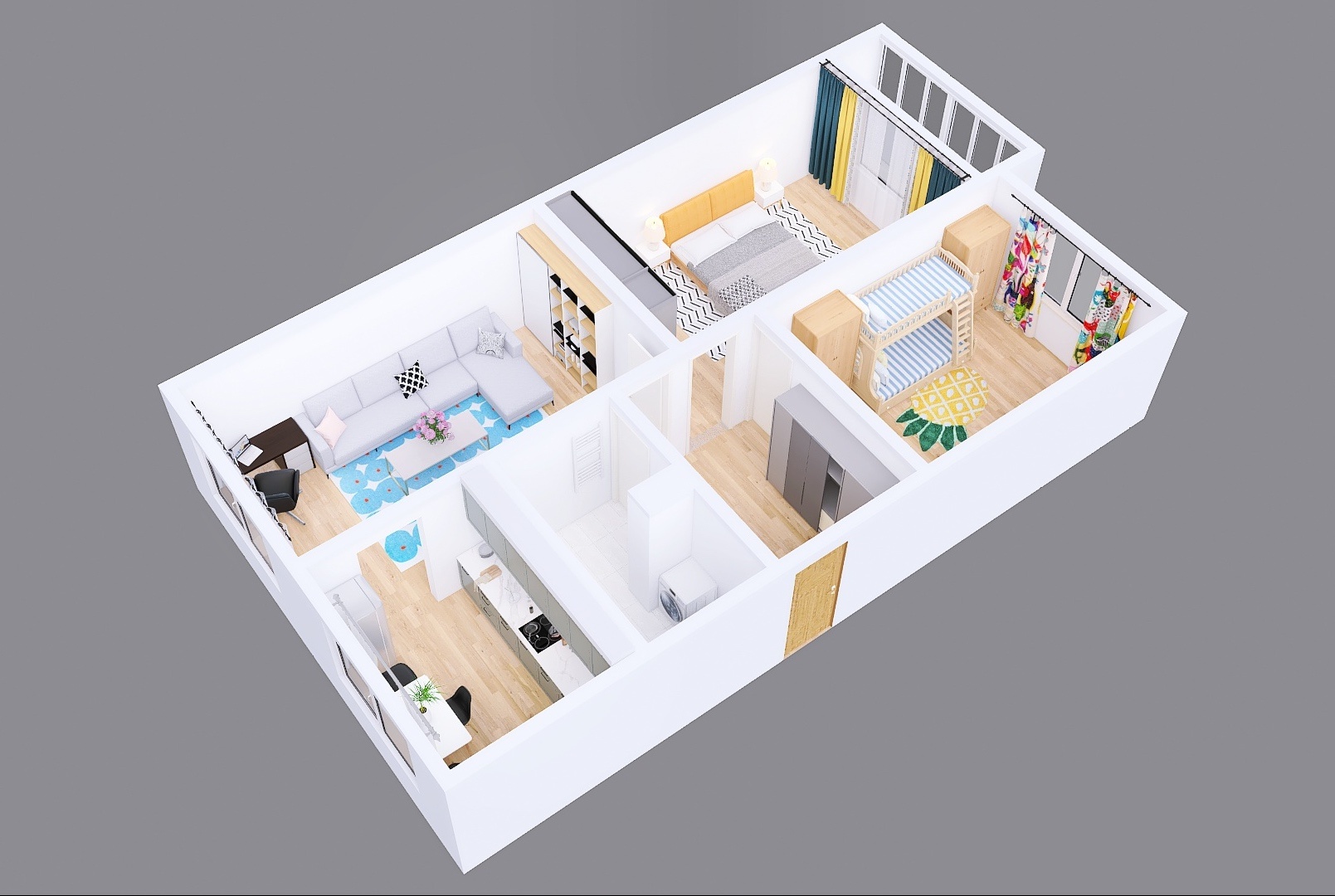 Prodej bytu 3+1 s lodžií a sklepem, 80 m² - Postoloprty