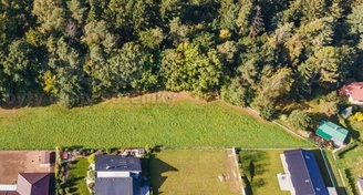 Prodej krásných pozemků u lesa pro stavbu RD, rozloha 4297 m2, obec Louňovice, Praha východ