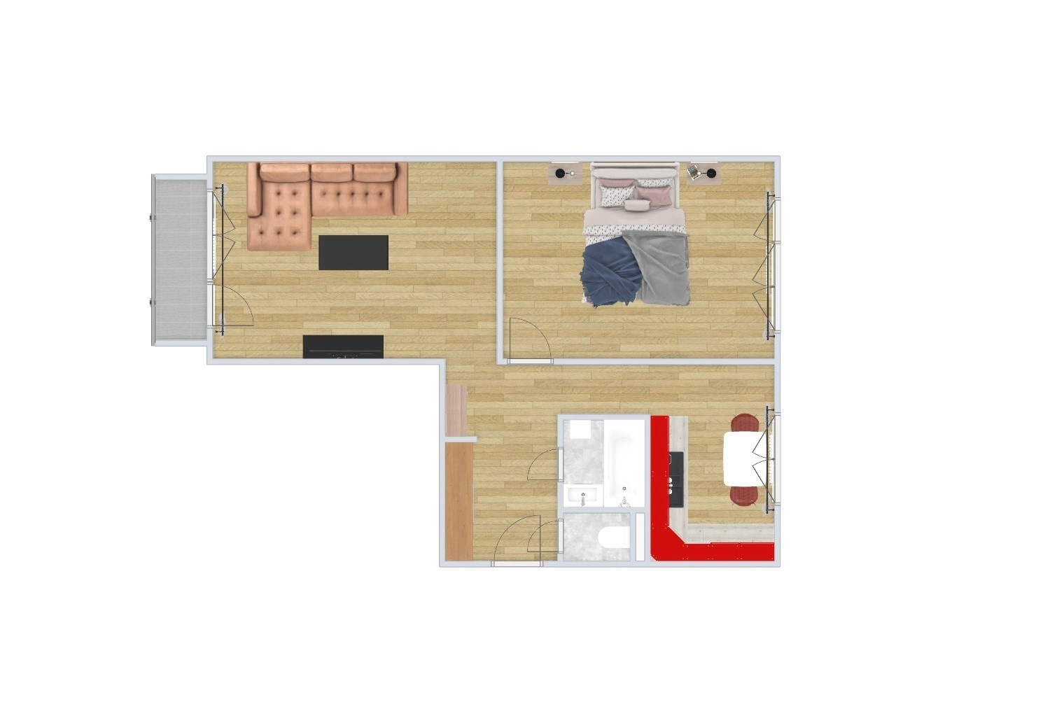 Prodej bytu 2+1,  53m² - Frýdlantská, Frýdek-Místek