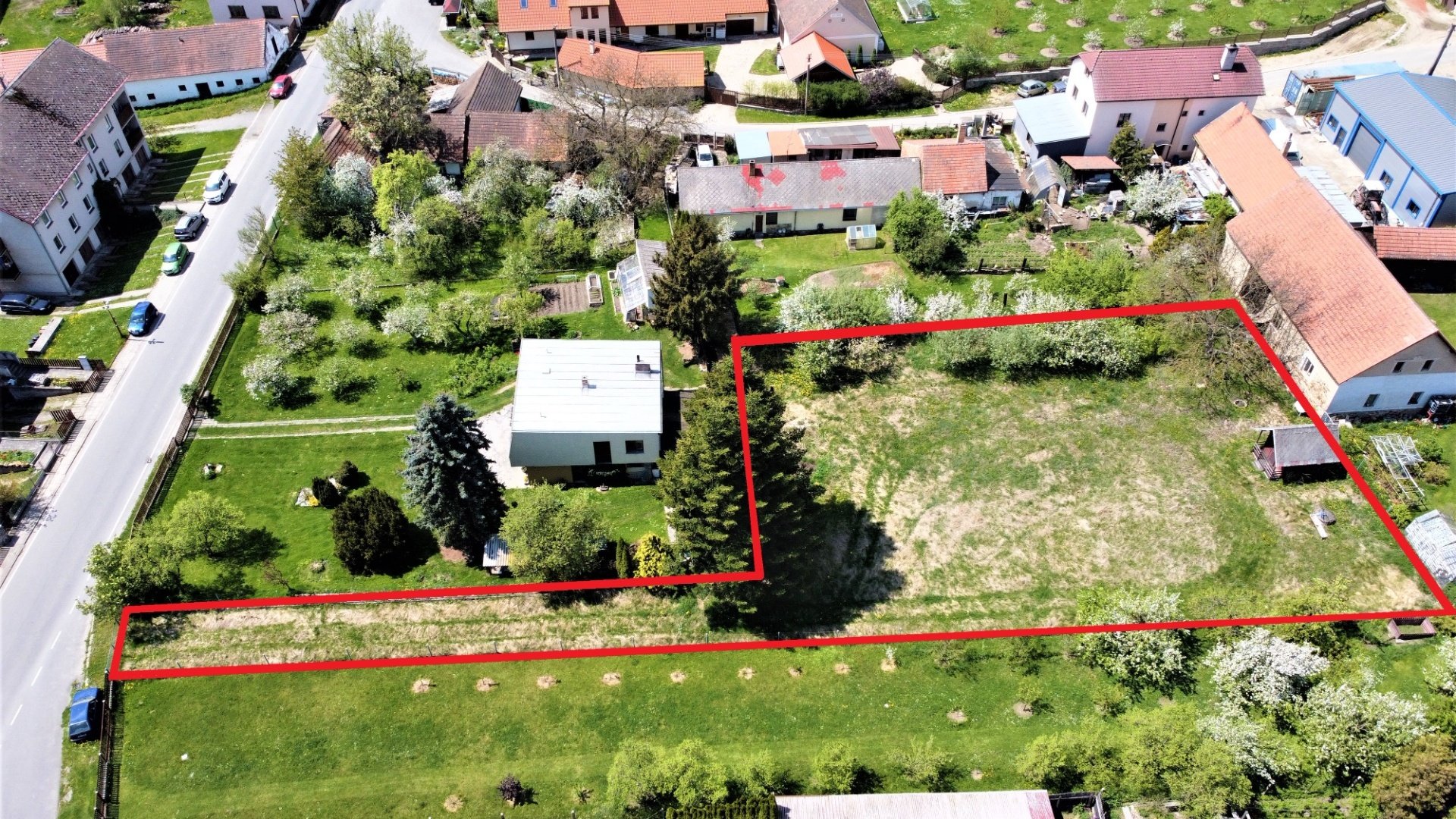 Prodej pozemku pro bydlení v obci Branice, okr. Písek - 1616 m²