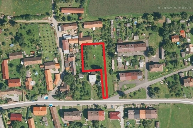Prodej pozemku pro bydlení v obci Branice, okr. Písek - 1616 m²