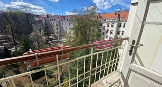 Pronájem slunného bytu 3+kk 85m2 s balkónem do vnitrobloku, Studentská, Praha 6