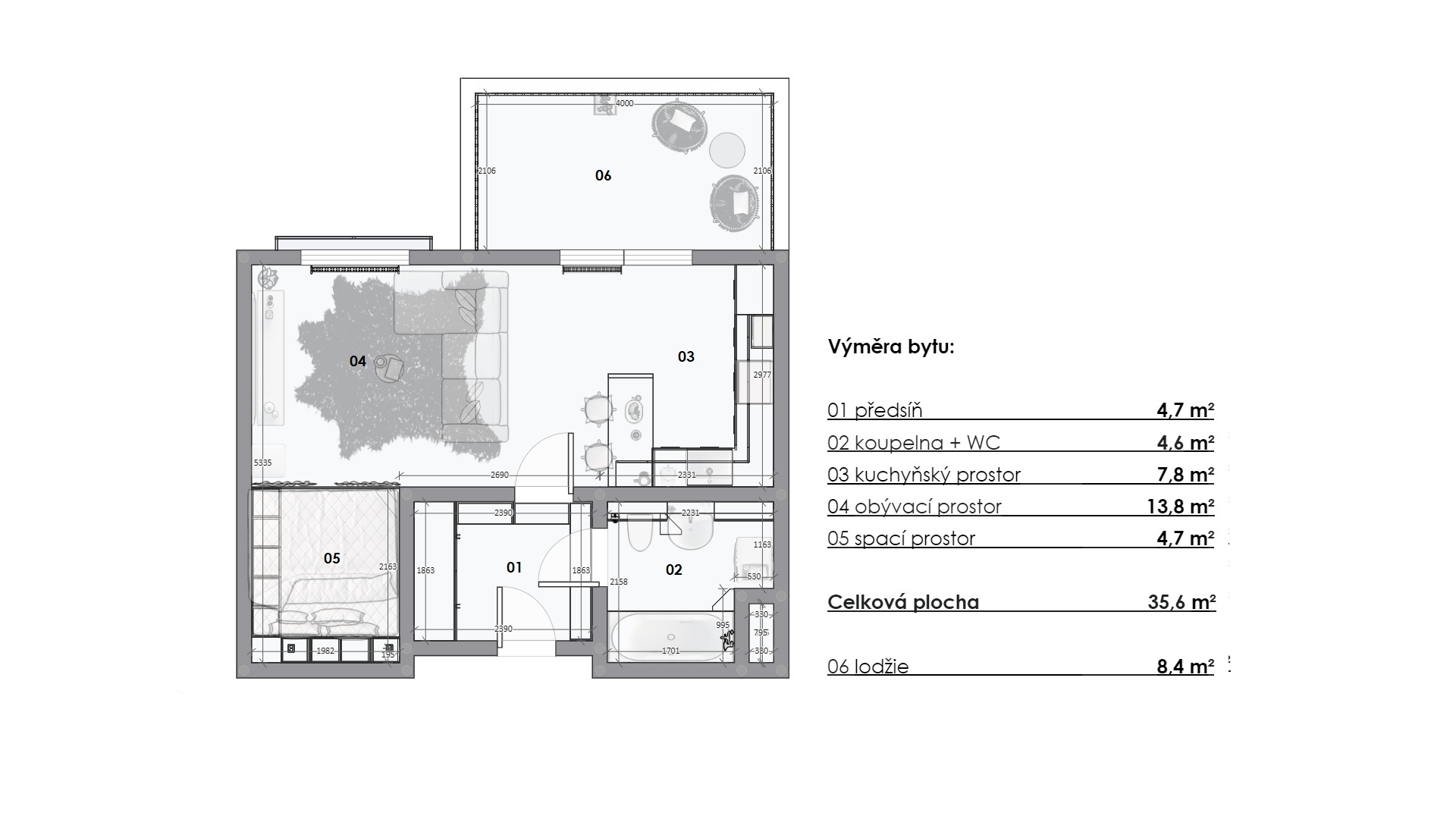 Prodej bytu 1+kk s lodžií a parkovacím místem, 36 m², Praha 10 - Horní Měcholupy, ulice Padovská