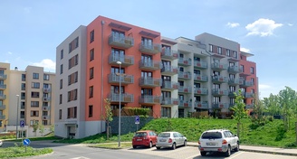 Slunný byt 1+kk, 41 m², s balkonem, garážovým stáním a sklepem - Praha, Čakovice