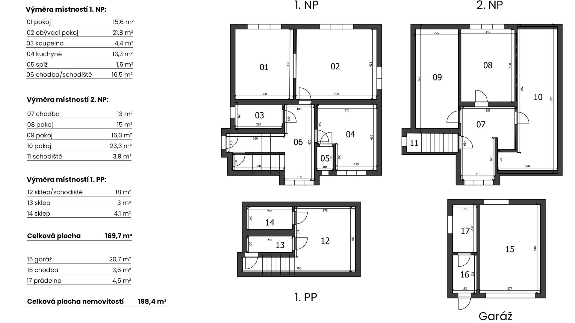 Prodej rodinného domu 5+1, 199 m², stavební pozemek 988 m², Tišice, okr. Mělník