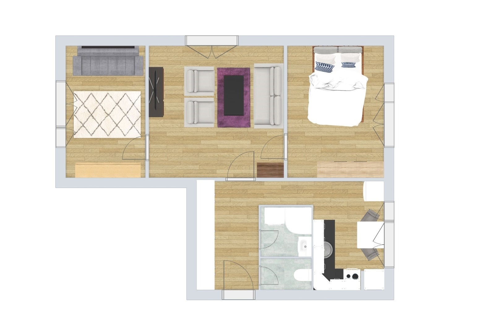 Družstevní byt 3+1,  55 m² - v Karviné, v klidném prostředí