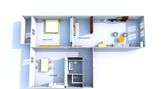 Exkluzivní prodej bytu v osobním vlastnictví 2+1/balkon, sklep, 55m² - Praha - Letňany