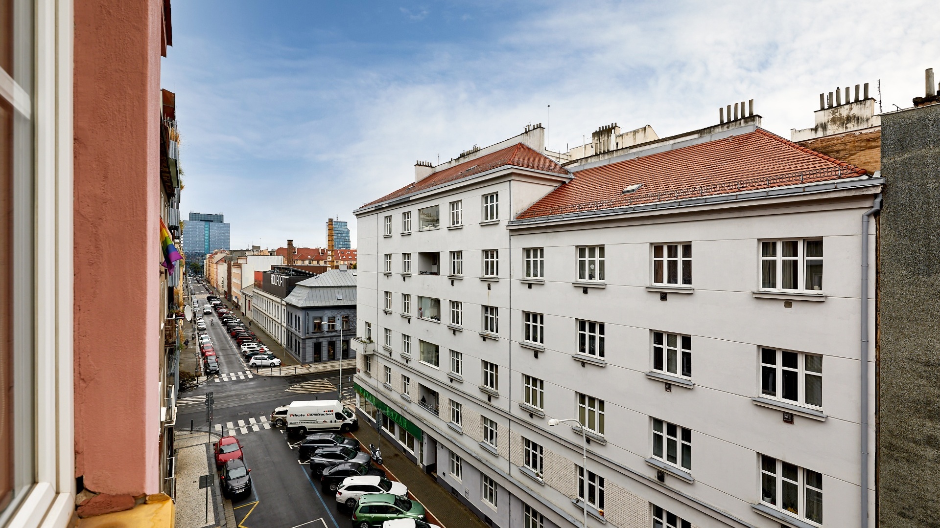 Pronájem útulného bytu 1+kk, 31 m², Přístavní - Praha 7