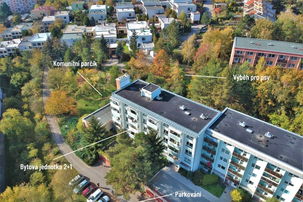 OV 2+1, ul. Jožky Jabůrkové, Brno-Komín, CP 60 m2, zasklená prostorná lodžie a sklep