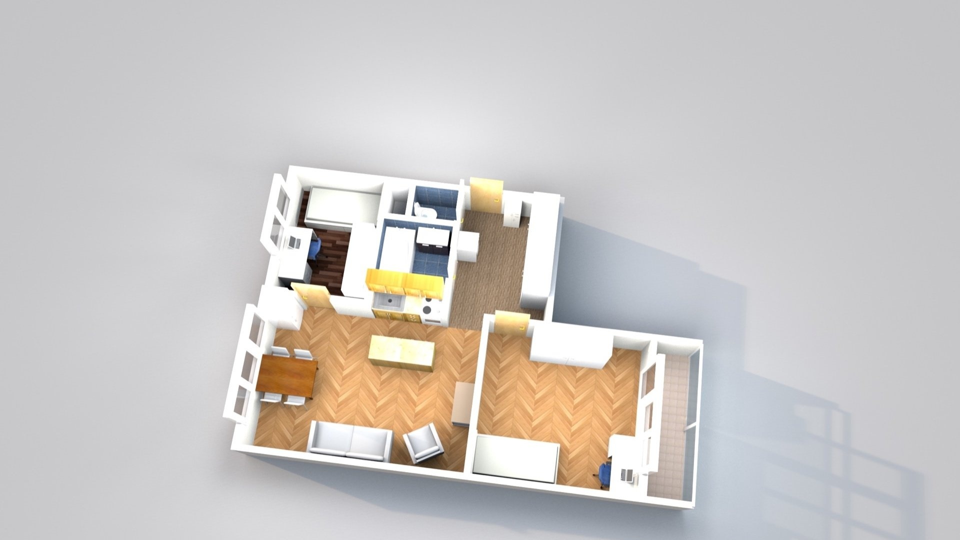 Pronájem bytu 3+kk,  57 m² - Kolín II