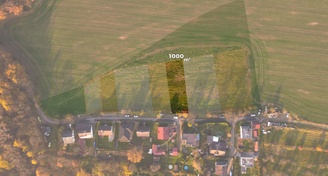Pozemek pro výstavbu RD, 1 000 m2, v obci Vlašim - Domašín