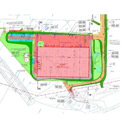 Prodej pozemku v Chebu na výstavbu výrobní haly nebo skladu, 21 667 m2