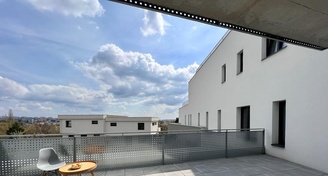 Pronájem bytu novostavba  2+kk 110 m² - Brno - Královo Pole (Zaječí hora) s terasou a garážovým stáním