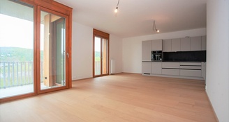 Pronájem bytu 3+kk s terasou s výhledem na Vltavu, garáž. stání, 120 m2, Praha - Modřany