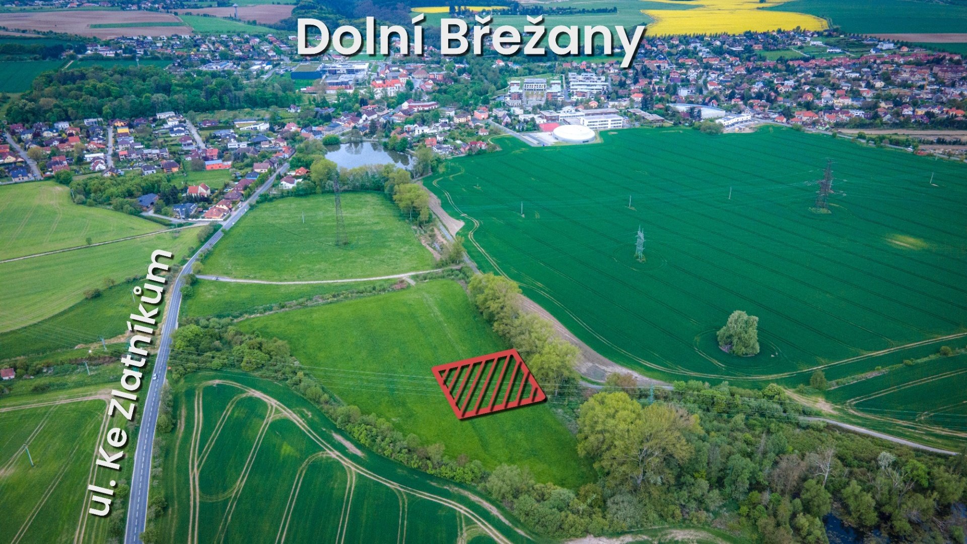 Prodej, Pozemky - trvalý travní porost,  2.032 m² - Dolní Břežany
