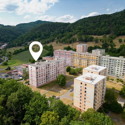 Útulný byt 1+1 37 m² s nádherným výhledem a prostornou lodžií - Ústí nad Labem
