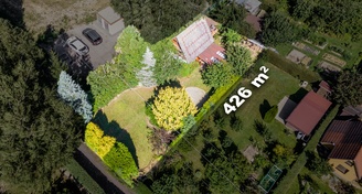Prodej zahrady 396 m2 s chatou 50 m2 užitné plochy u Langrova lesa ve Svitavách