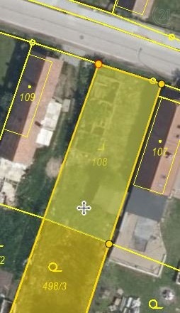 Prodej stavebního pozemku 723 m2 Hlušice - Nový Bydžov