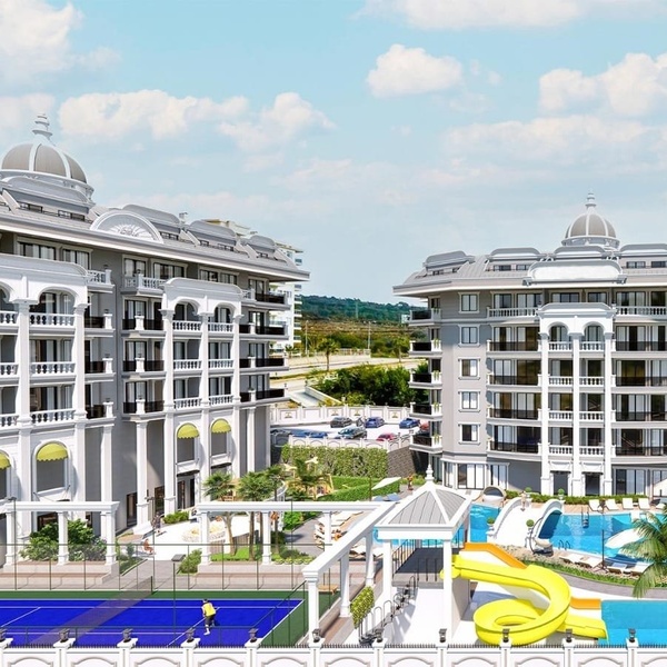 Krásný duplex penthouse v projektu - Okurcalar, Alanya, Turecko