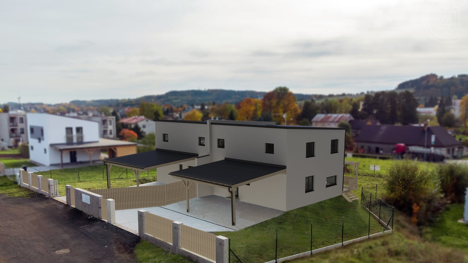 Prodej novostavby rodinného domu, 122 m², v klidné části obce Lomnice nad Popelkou