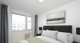 Slunný klidný byt 2+kk / 41 m2 po kompletní rekonstrukci 3 minuty od metra