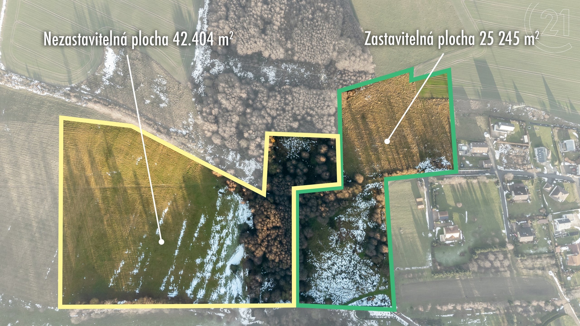 Prodej souboru pozemků (67 649 m²) na úpatí Ještědského hřebenu, Šimonovice