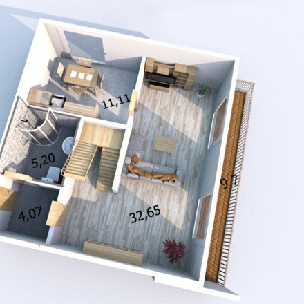 Prodej mezonetového bytu 3+1 o výměře 98m2 v bytovém domě na ulici Lesnická v Plumlově