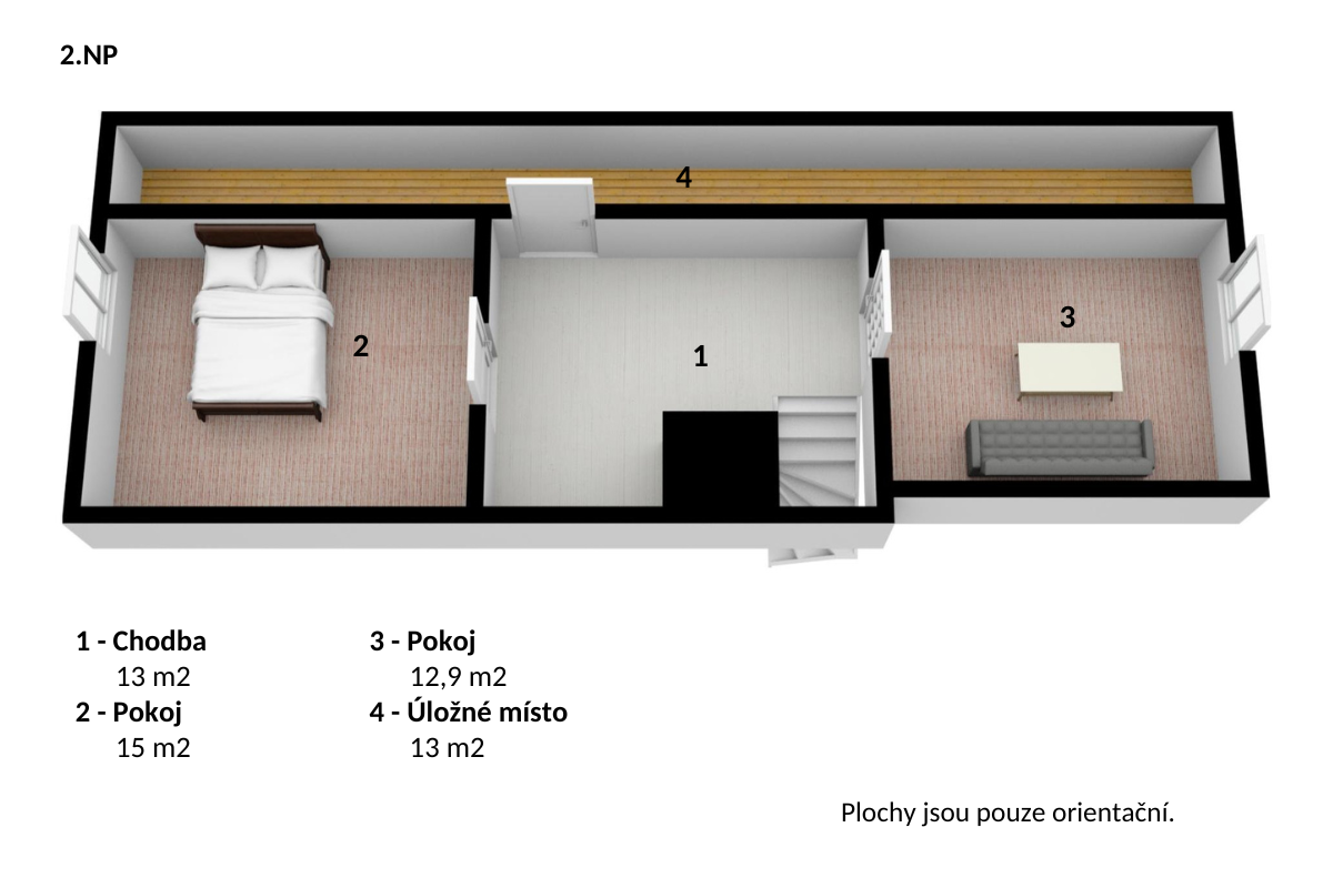 Prodej rodinného domu, 97 m² - Lomnice