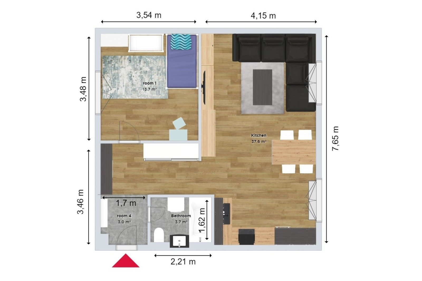 Prodej bytu 2+kk, 56 m² - Matěje Kopeckého, Ostrava - Poruba