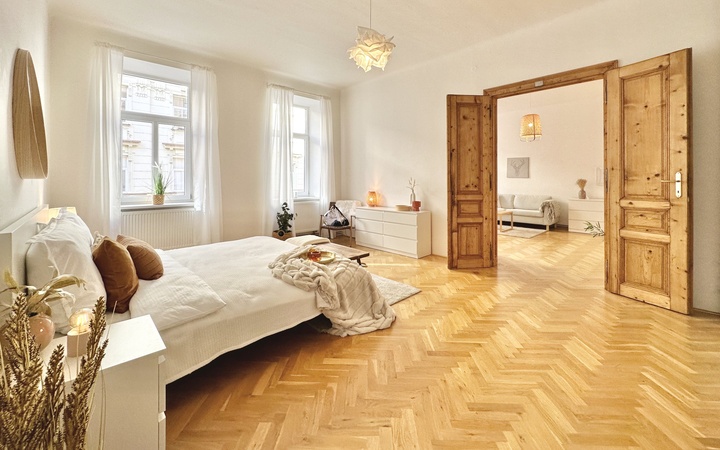Prodej elegantního bytu 2,5+1, 89 m² - Brno - Ponava