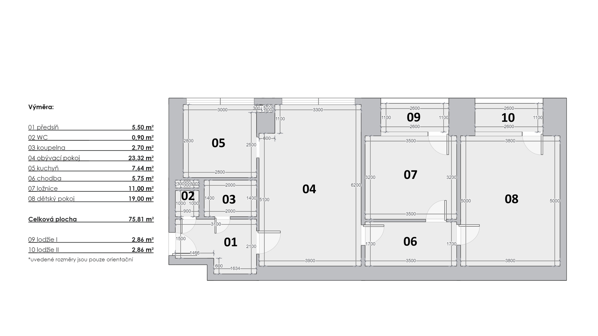 Prodej bytu 3+1 s dvěma zasklenými lodžiemi a sklepem, 83 m² - Mladá Boleslav II, tř. Václava Klementa