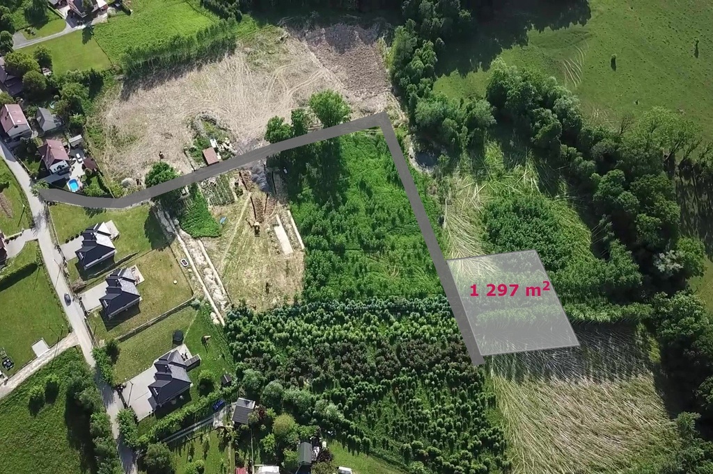 Prodej nestavebního pozemku, zahrady, 1 297 m²,