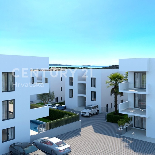 Byt ve výstavbě, 60.60 m² - Okrug Gornji, ostrov Čiovo