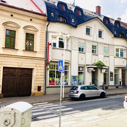 Pronájem nebytového prostoru o 89 m² v centru města - Tábor, Bílkova ulice.