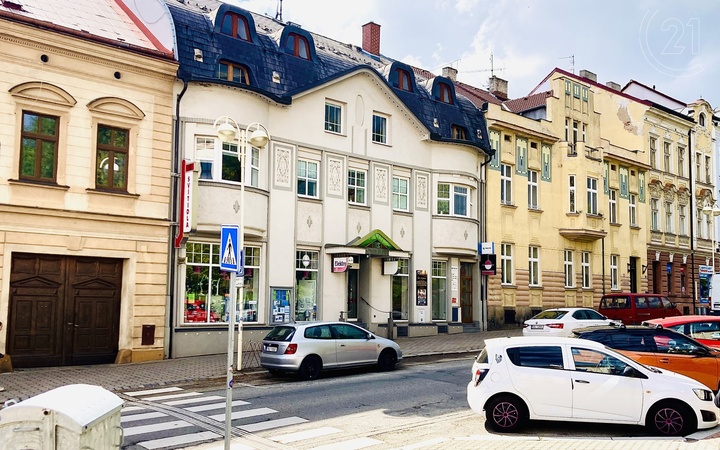 Pronájem nebytového prostoru o 89 m² v centru města - Tábor, Bílkova ulice.