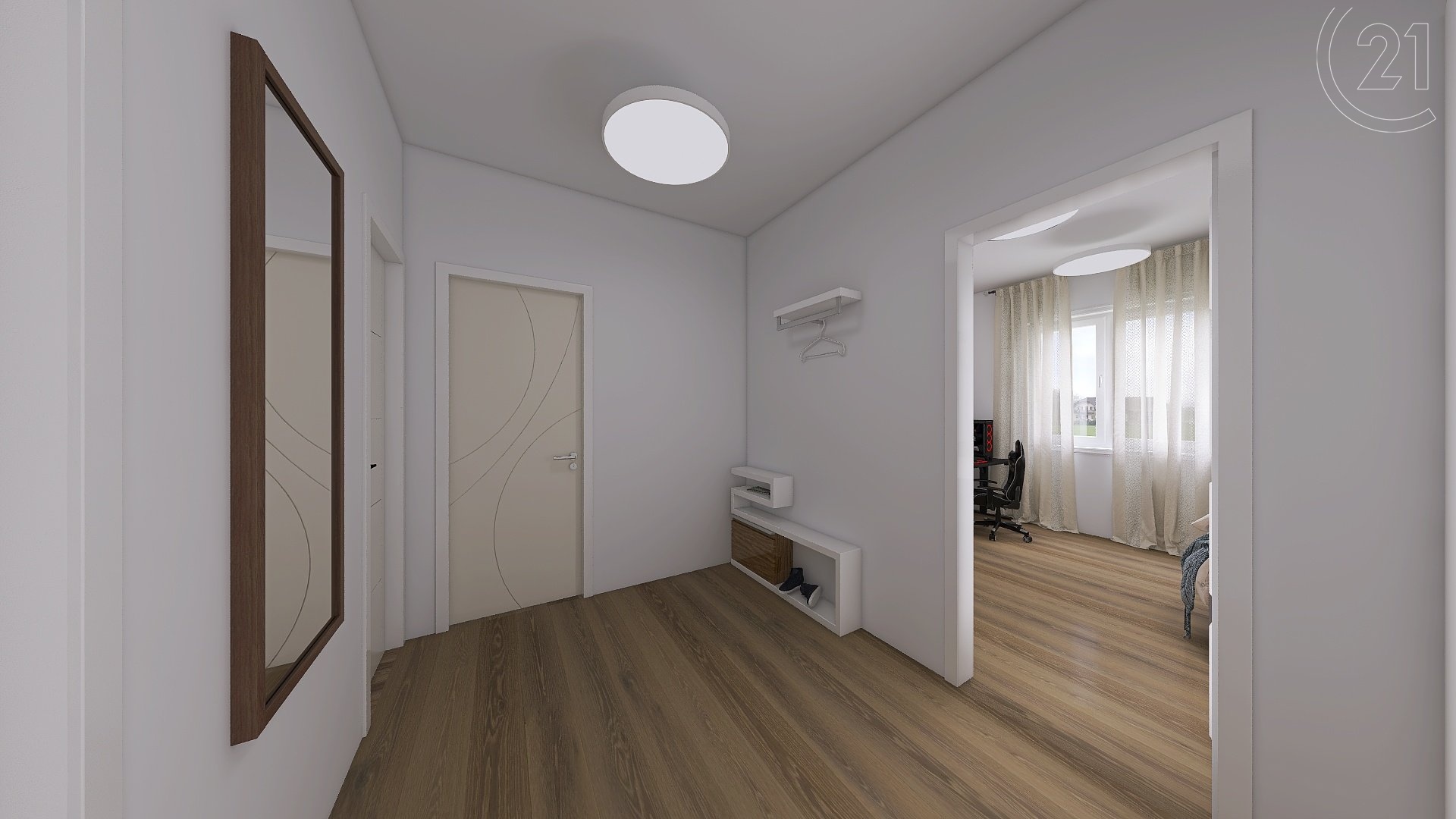 Novostavba bytu 3+1, 78 m2, s vlastní zahrádkou, Mělnické Vtelno - Radouň