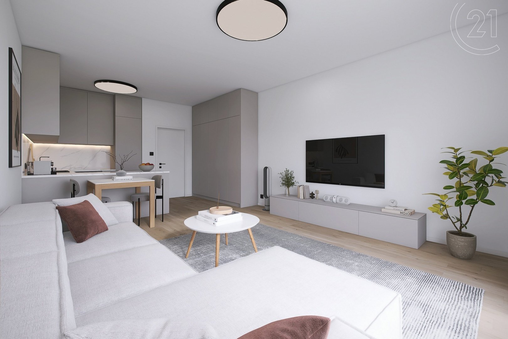 BJ01 obývací pokoj + ložnice