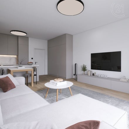 Nový byt 1+kk s komorou a parkovacím stáním v Olomouci – místní části Nemilany