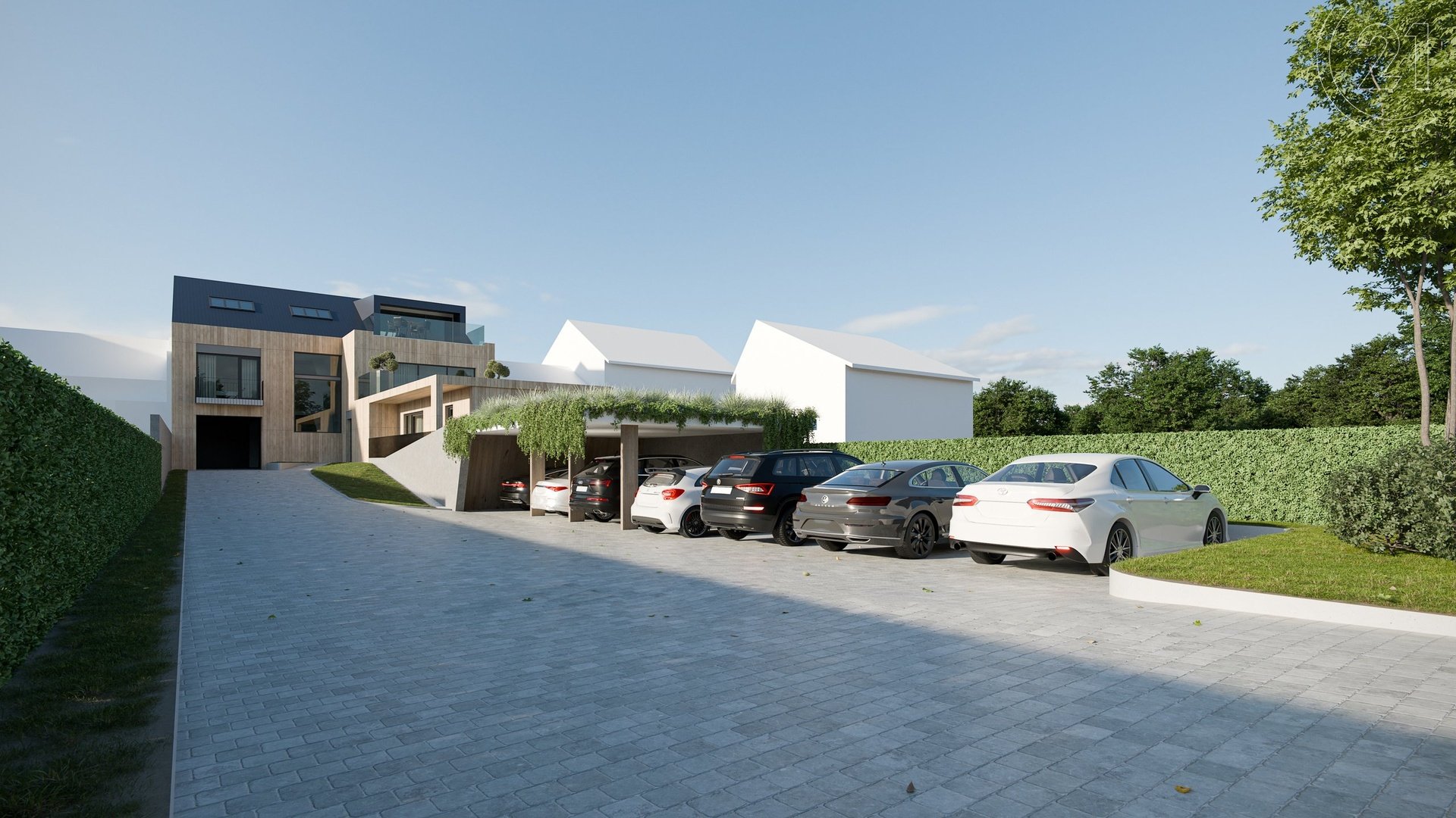 Nový byt 2+kk s komorou a terasou a parkovacím stáním v Olomouci – místní části Nemilany
